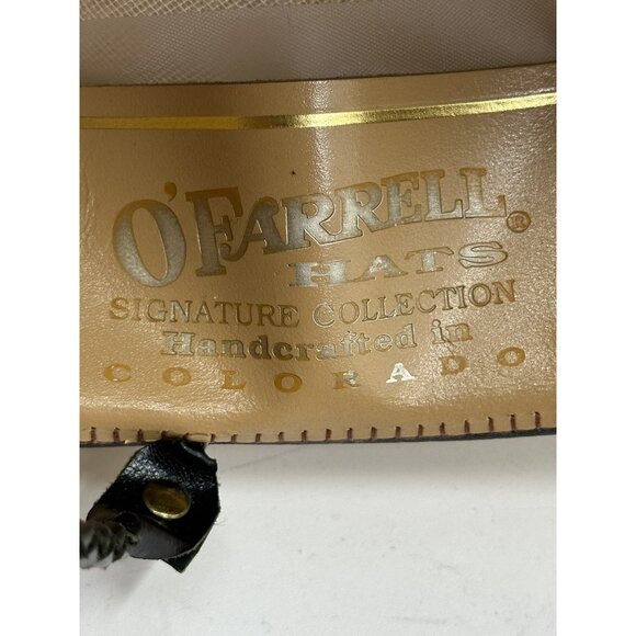 O’farrell Vintage Western Pinched Crown Hat Size 7-5/8 - Picture 13 of 16